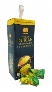 Premium Freeze Dried Durian White Chocolate Ball