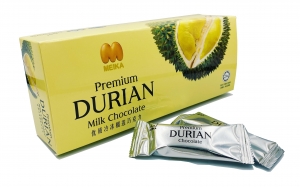 Premium Freeze Dried Durian Milk Chocolate Bar (75G)